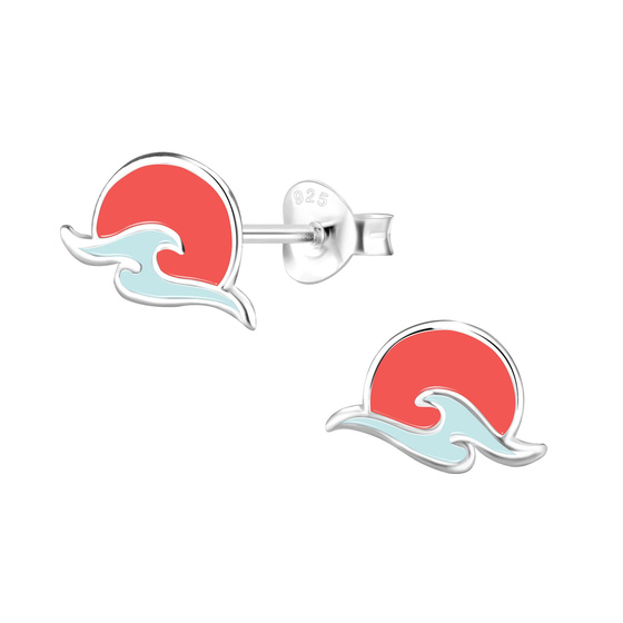 Sonnen Kinder Ohrringe 925 Silber