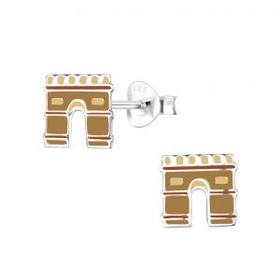Triumphbogen Kinder Ohrringe 925 Silber
