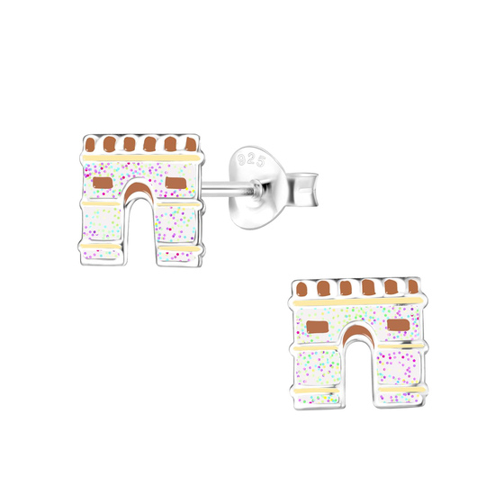 Triumphbogen Kinder Ohrringe 925 Silber