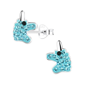 Einhorn Kinder Ohrringe 925 Silber