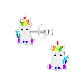 Einhorn Kinder Ohrringe 925 Silber