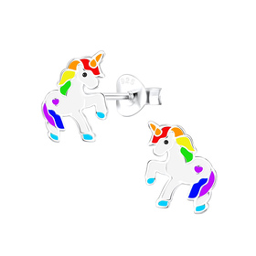 Einhorn Kinder Ohrringe 925 Silber