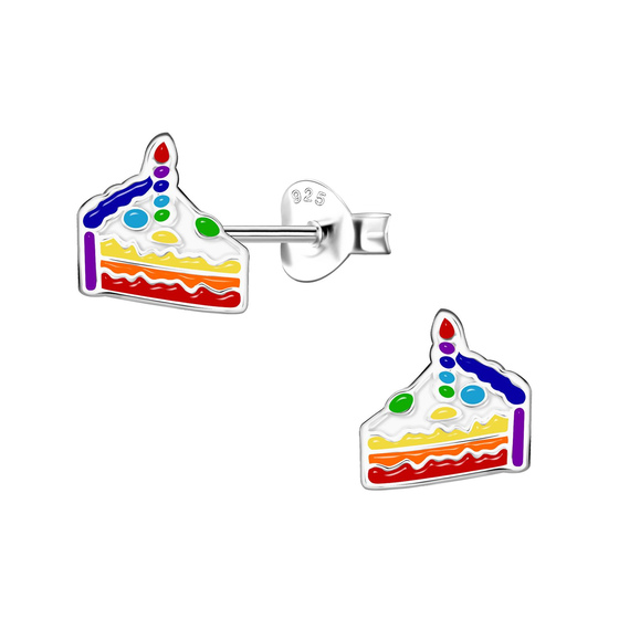 Kuchen Kinder Ohrringe 925 Silber