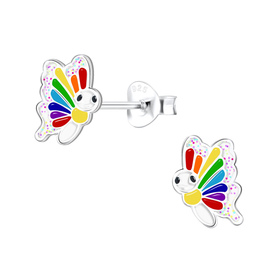 Schmetterling Kinder Ohrringe 925 Silber