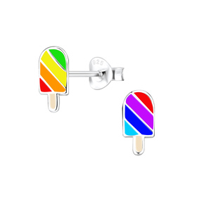 Eis Kinder Ohrringe 925 Silber