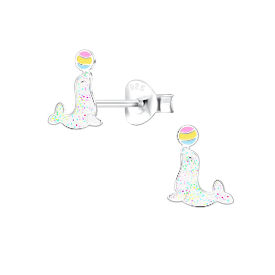 Seelwen Kinder Ohrringe 925 Silber