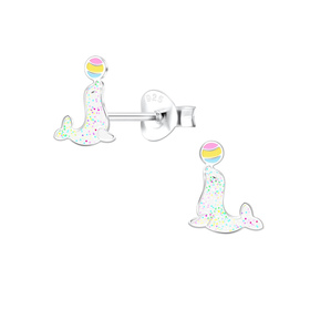 Seel�wen Kinder Ohrringe 925 Silber