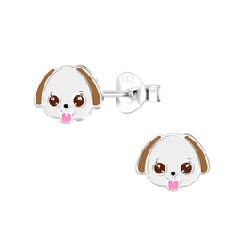 Hunde Kinder Ohrringe 925 Silber