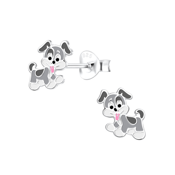Hunde Kinder Ohrringe 925 Silber