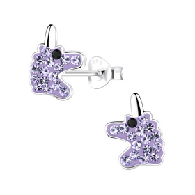 Einhorn Kinder Ohrringe 925 Silber