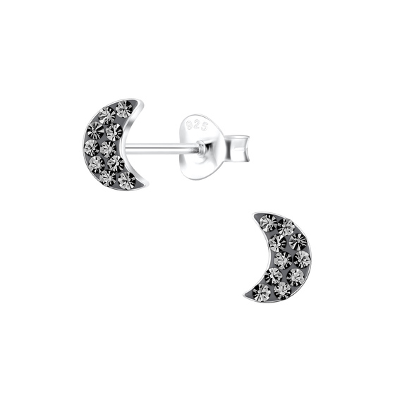 Mond Kinder Ohrringe 925 Silber
