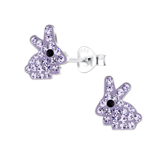 Kaninchen Kinder Ohrringe 925 Silber