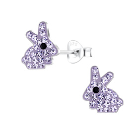 Kaninchen Kinder Ohrringe 925 Silber