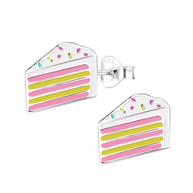Kuchen Kinder Ohrringe 925 Silber
