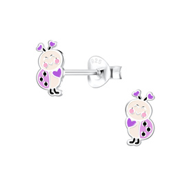 Marienk�fer Kinder Ohrringe 925 Silber