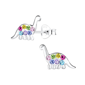 Dinosaurier Kinder Ohrringe 925 Silber