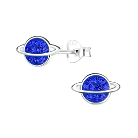 Saturn Kinder Ohrringe 925 Silber
