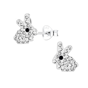 Kaninchen Kinder Ohrringe 925 Silber