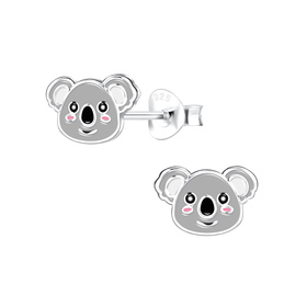 Koala Kinder Ohrringe 925 Silber