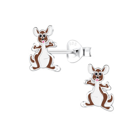 K�nguru Kinder Ohrringe 925 Silber