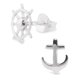 Auf dem Bild zu sehen sind Kinder Ohrringe Anker...