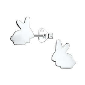 Kaninchen Kinder Ohrringe 925 Silber