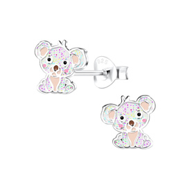 Koala Kinder Ohrringe 925 Silber