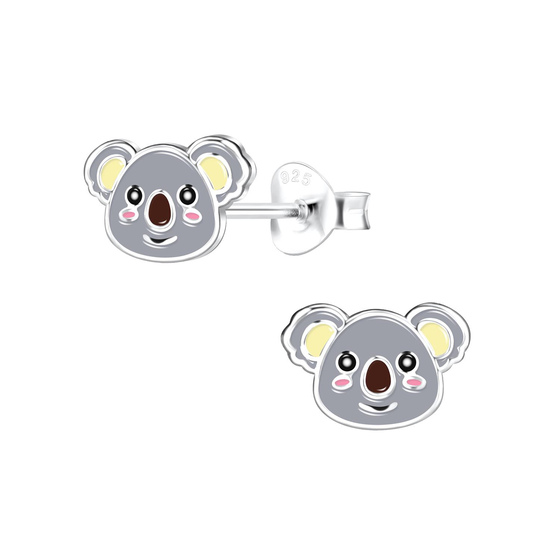 Koala Kinder Ohrringe 925 Silber