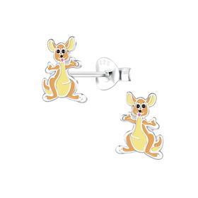 K�nguru Kinder Ohrringe 925 Silber