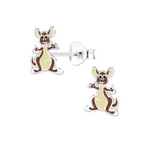 K�nguru Kinder Ohrringe 925 Silber