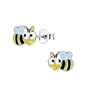 Bienen Kinder Ohrringe 925 Silber