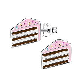 Kuchen Kinder Ohrringe 925 Silber
