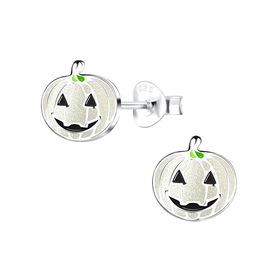 K�rbis Kinder Ohrringe 925 Silber