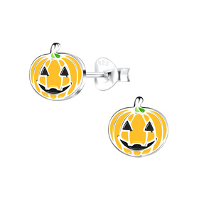 K�rbis Kinder Ohrringe 925 Silber