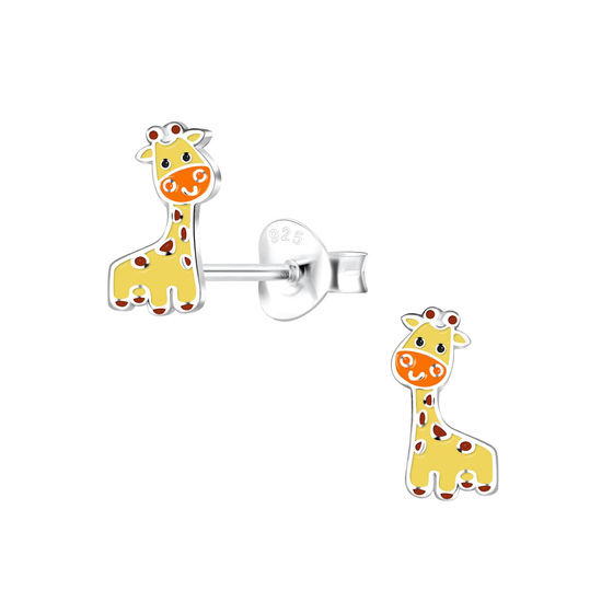 Giraffen Kinder Ohrringe 925 Silber