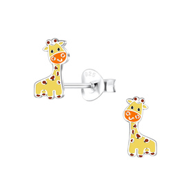 Giraffen Kinder Ohrringe 925 Silber