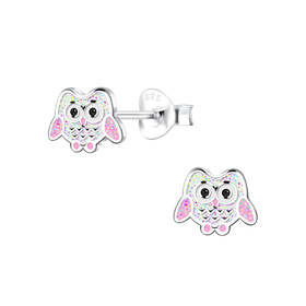 Eulen Kinder Ohrringe 925 Silber