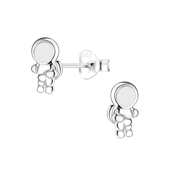 Astronauten Kinder Ohrringe 925 Silber