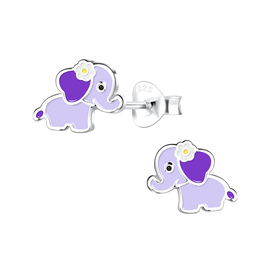 Elefanten Kinder Ohrringe 925 Silber
