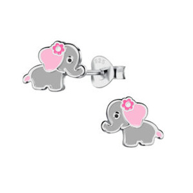 Elefanten Kinder Ohrringe 925 Silber