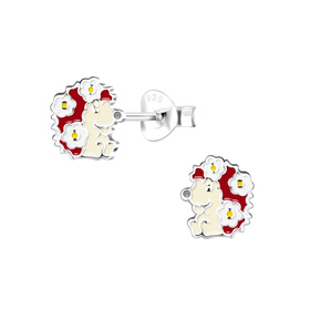 Igel Kinder Ohrringe 925 Silber