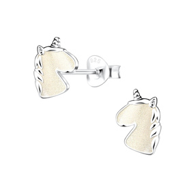Einhorn Kinder Ohrringe 925 Silber