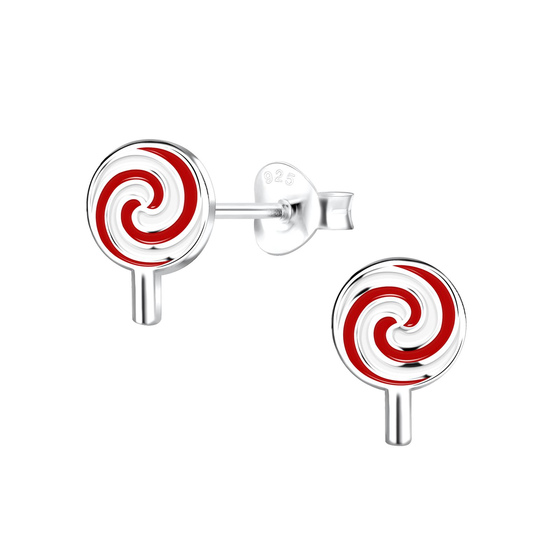 Lollipop Kinder Ohrringe 925 Silber