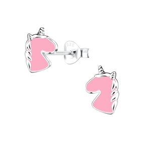 Einhorn Kinder Ohrringe 925 Silber
