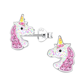 Einhorn Kinder Ohrringe 925 Silber