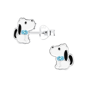 Hunde Kinder Ohrringe 925 Silber