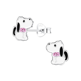 Hunde Kinder Ohrringe 925 Silber