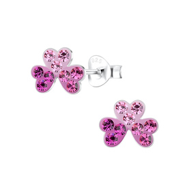 Herzchen Kinder Ohrringe 925 Silber