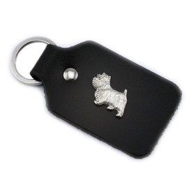 Auf dem Bild zu sehen ist ein West Highland Terrier Hund...