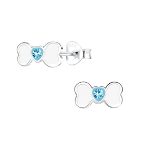 Knochen Kinder Ohrringe 925 Silber